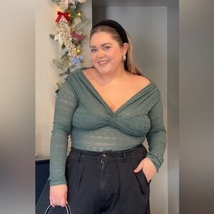 Free People lace top